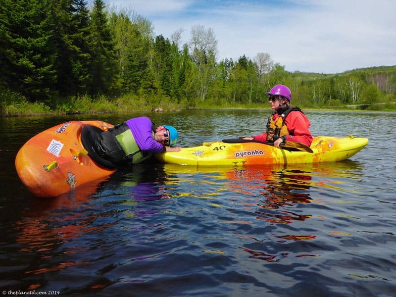 ホワイトウォーターカヤックコースの初日を期待するもの
