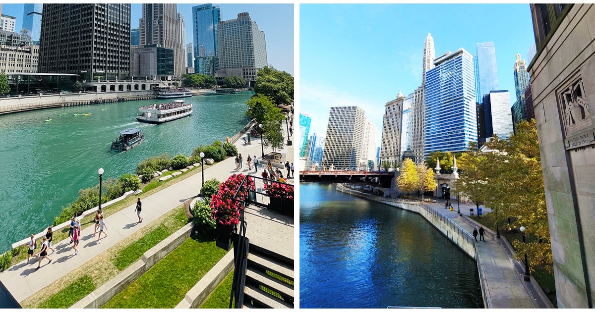 イリノイ州のこの絵のように美しいウォーターフロントは、公式にアメリカで最高の川の散歩の1つです