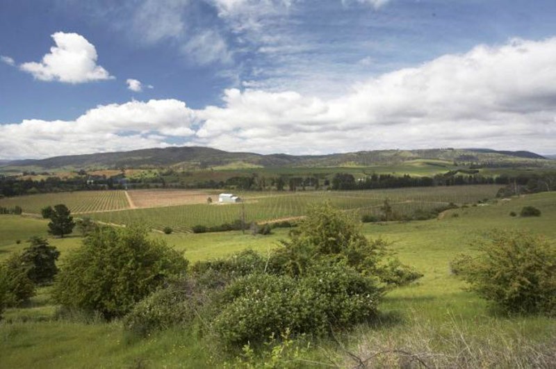 タスマニアのコテージとキャラバン公園