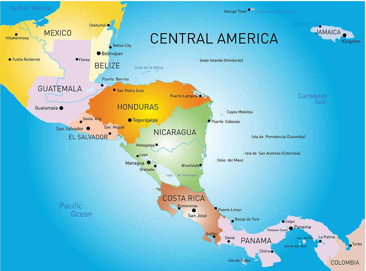 7あなたの心を吹き飛ばす中央アメリカの国を訪問します！