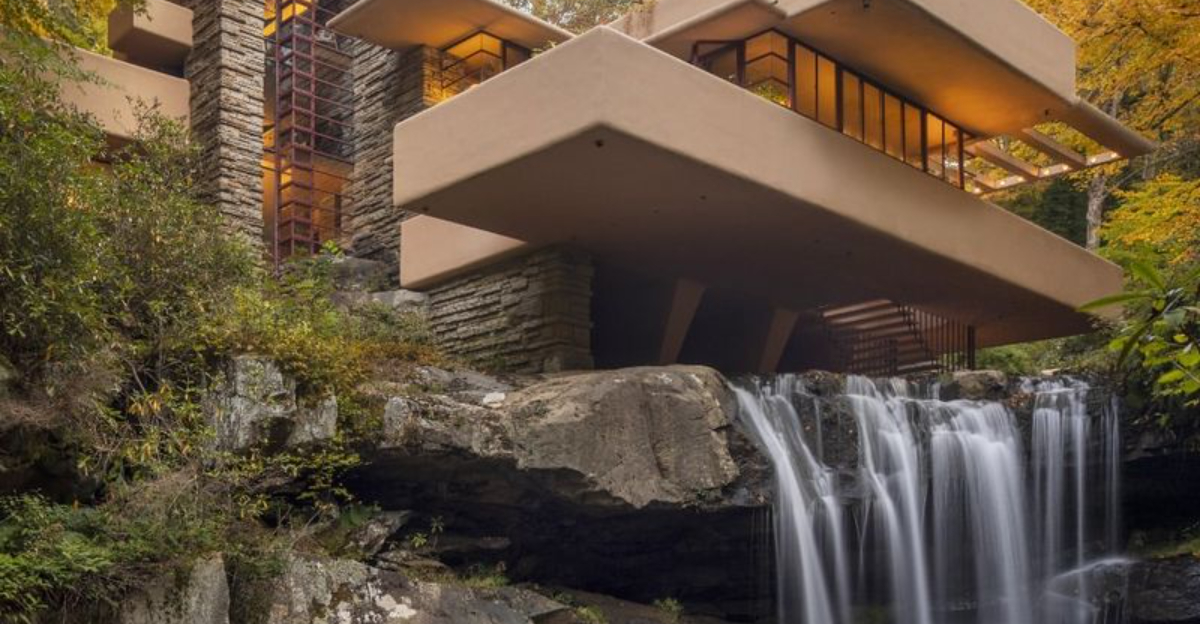 レストラン、トレイル、フランクロイドライトホームズがあるペンシルベニアのファンキーな町