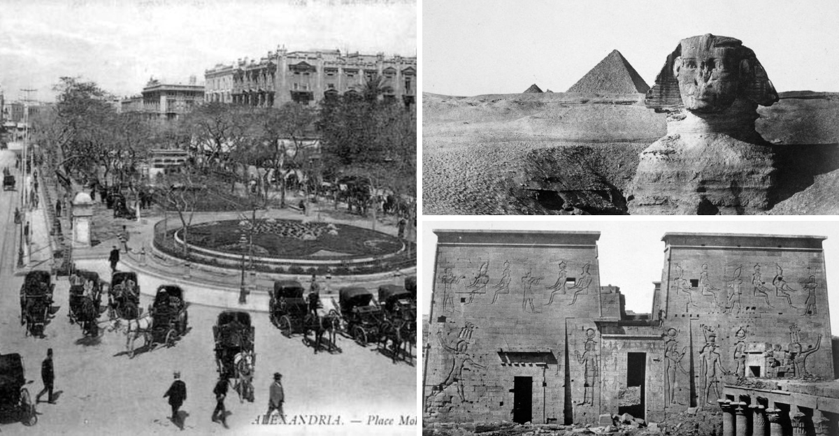 ヴィンテージの写真は、100年前にエジプトを訪れるのがどんなものかを示しています