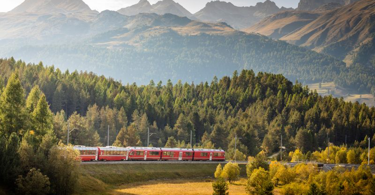 スイスの列車の旅でしか見る15の見事な景色