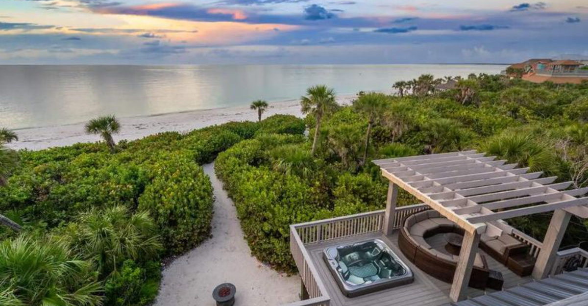 9つのカリブ海の革新のフロリダのビーチがフラットに落ちた + 8私はいつでも戻る