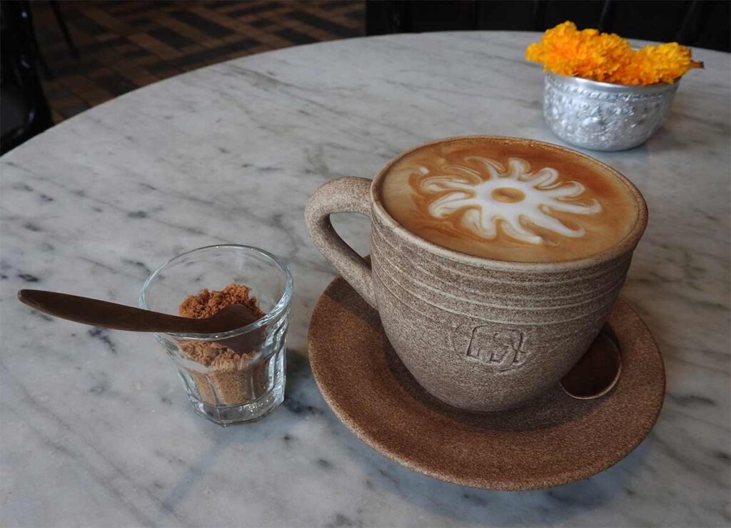 Spend a rainy travel day in a cute local cafe