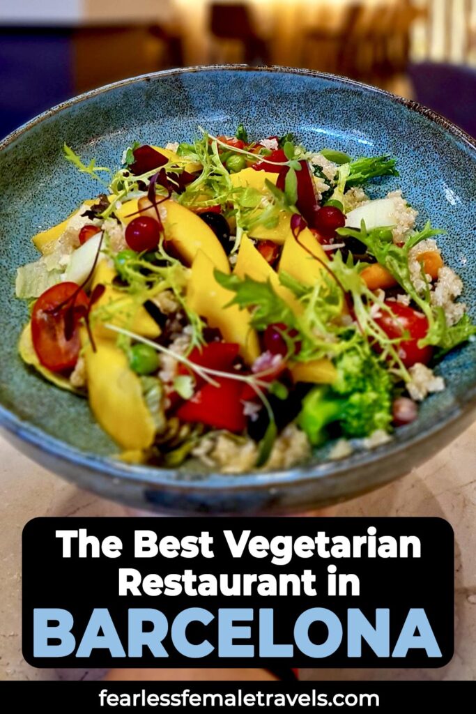 The Best Vegetarian Restaurant Near Placa de Catalunya in Barcelona, Spain