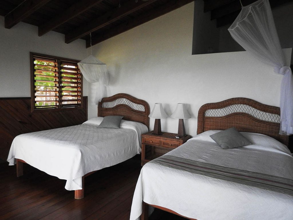 A Waterfront Guestroom at Cocolobo Roatan
