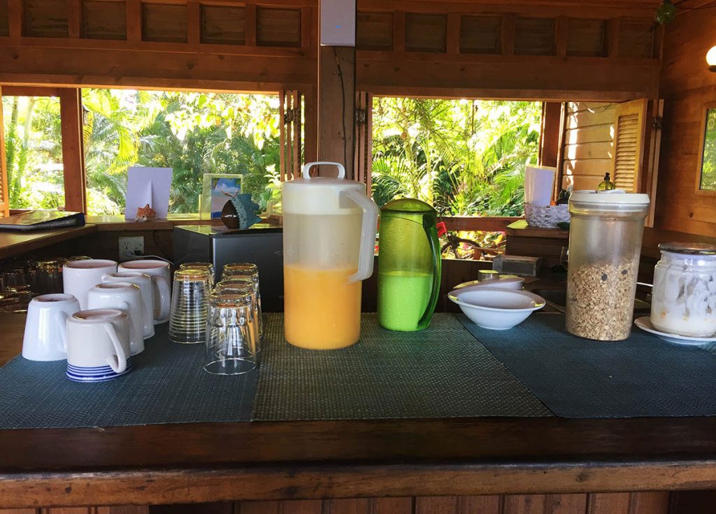 Self-Serve Breakfast Buffet at Cocolobo Roatan