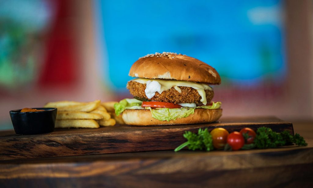 The most delicious vegetarian and vegan veggie burgers in Berlin, Germany.