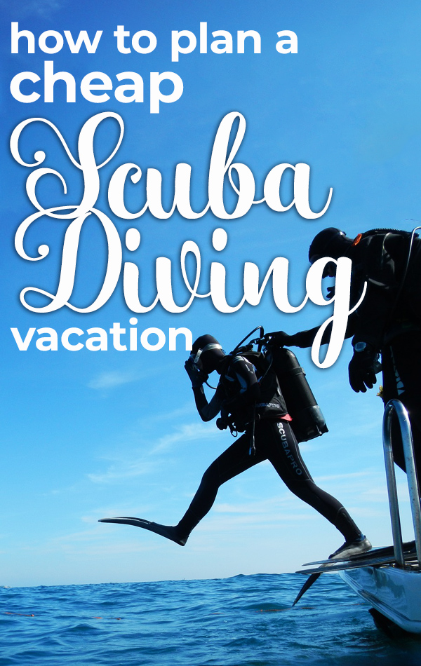 How to plan a cheap scuba diving vacation! Start by choosing the best (and safest!) cheap scuba diving destination, then find the perfect dive shop and the most affordable hotel or hostel in your tropical paradise.