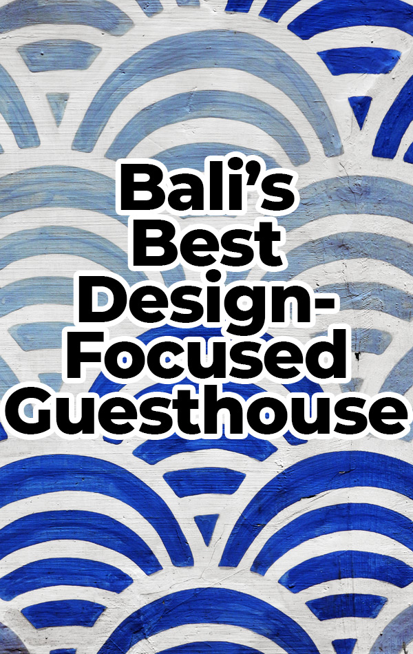 The most beautiful guesthouse in Canggu, Bali, Indonesia is Sunflower Stay and Surf, where Moroccan and Indonesian design come together to create this surf town's most spectacular guesthouse.