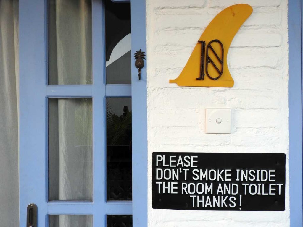 Details at Sunflower Stay and Surf Accommodation in Canggu