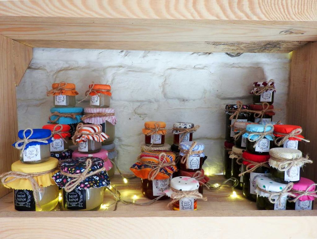 Jams and Jellies at Balat Bahce in Istanbul
