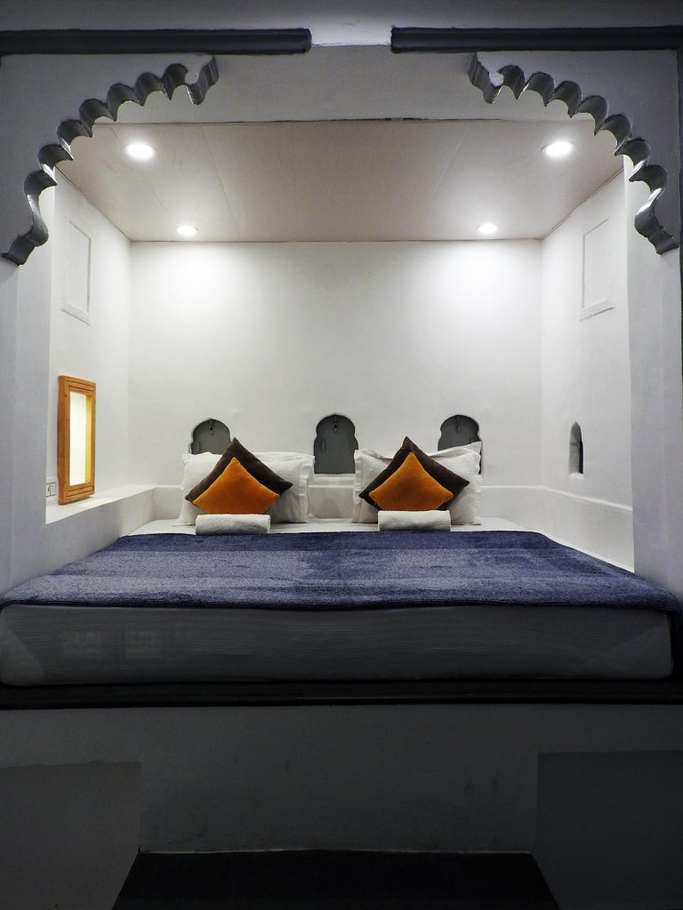 Bed in Moustache Hostel Udaipur
