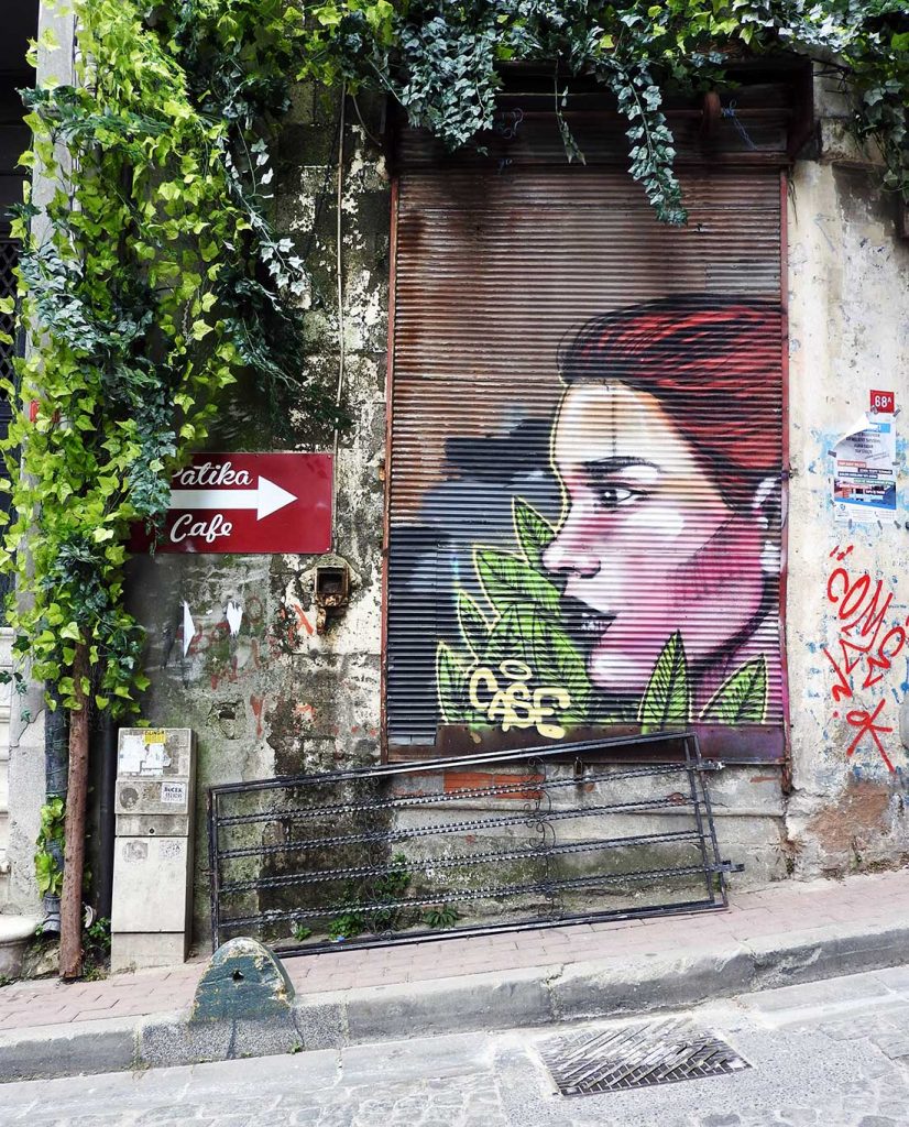 Street Art in Fener Balat Istanbul Turkey