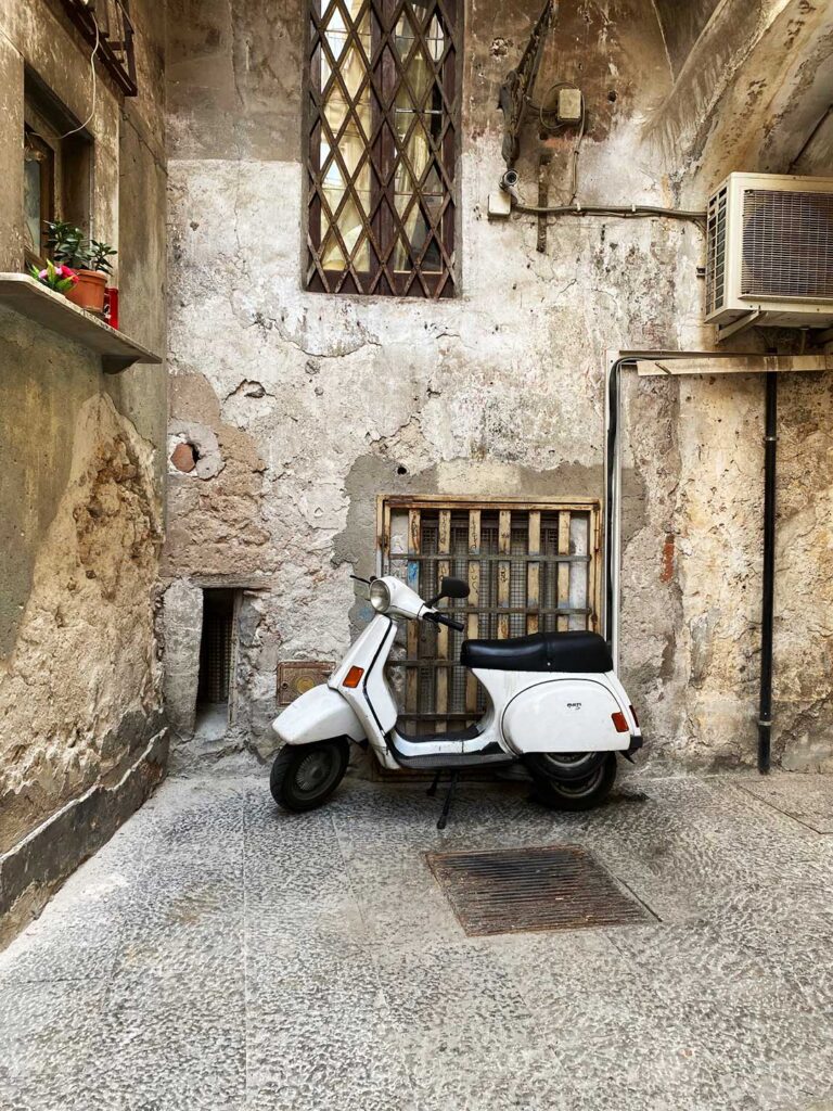 Classic Italian Scenes in Monreale Near Palermo Sicily