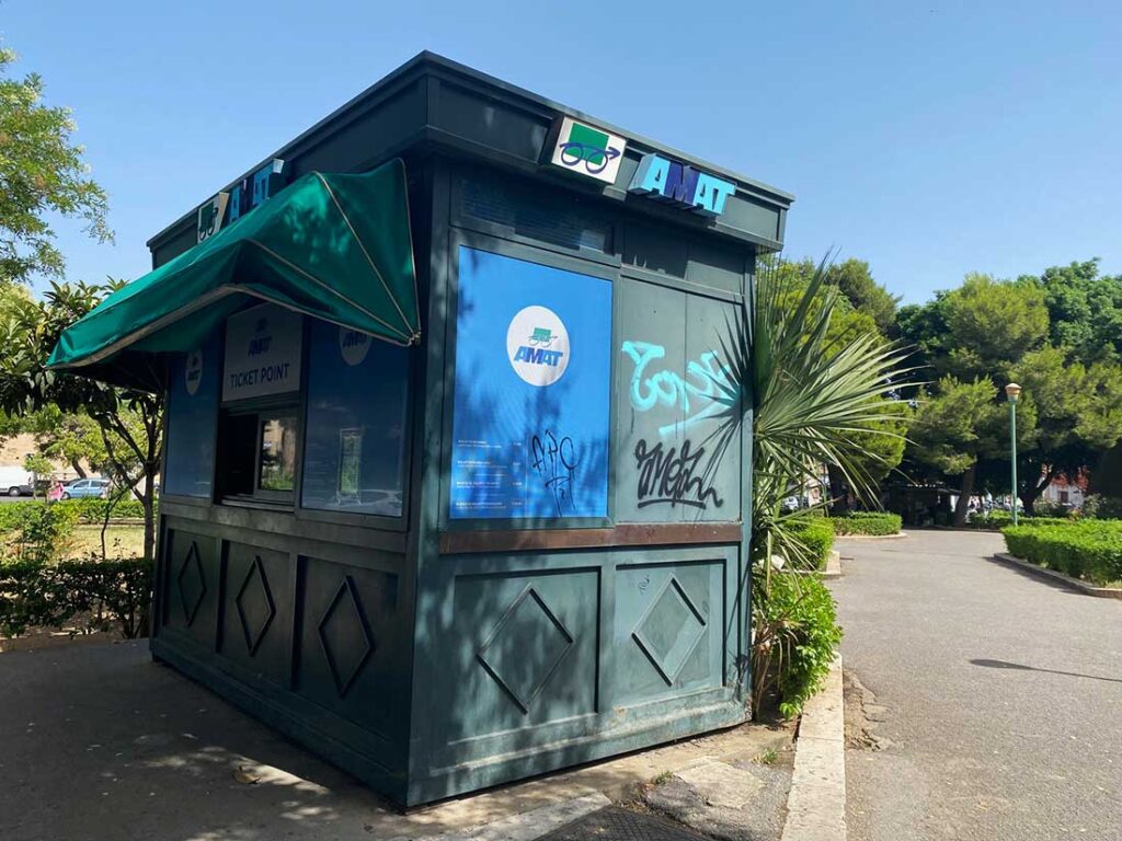 Palermo to Monreale AMAT Ticket Booth