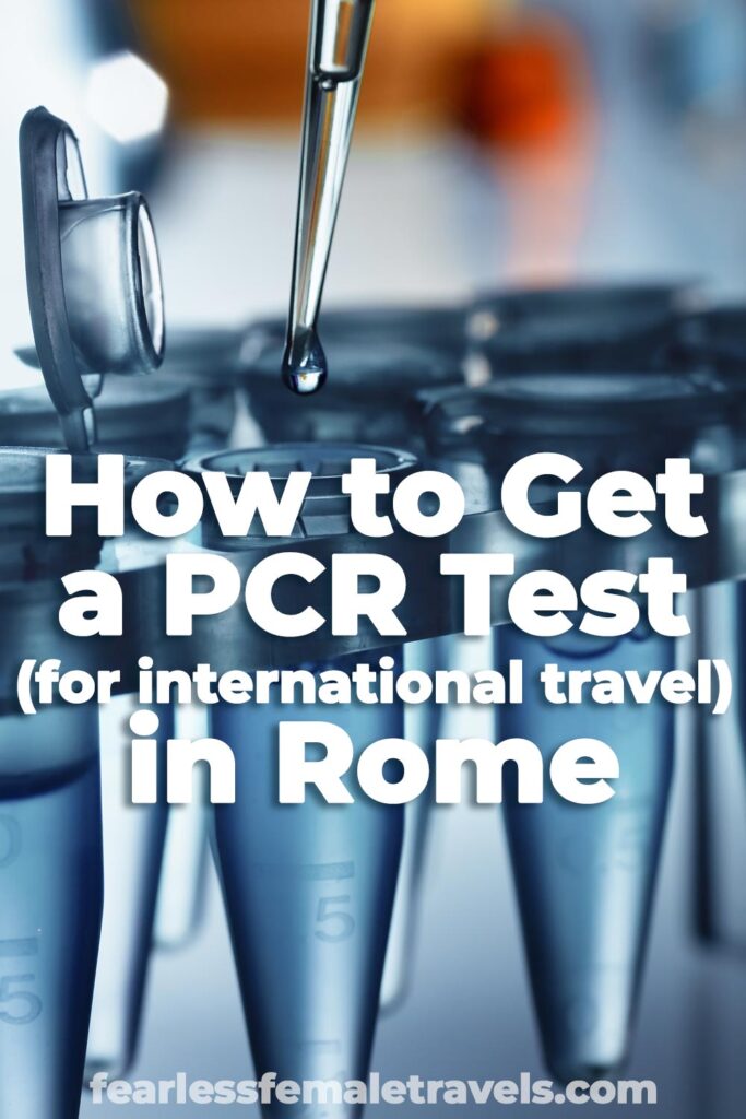 Don't stress about booking a PCR test in Rome, Italy! This guide explains a simple way you can easily book a PCR test at a laboratory in central Rome, then receive your results in English before you fly home.
