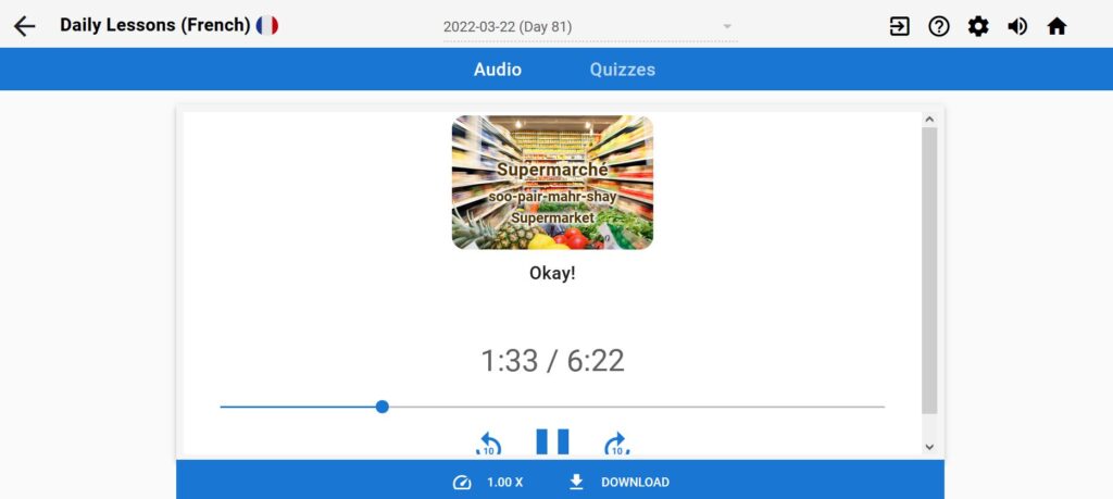Pronunciator Language Learning Program