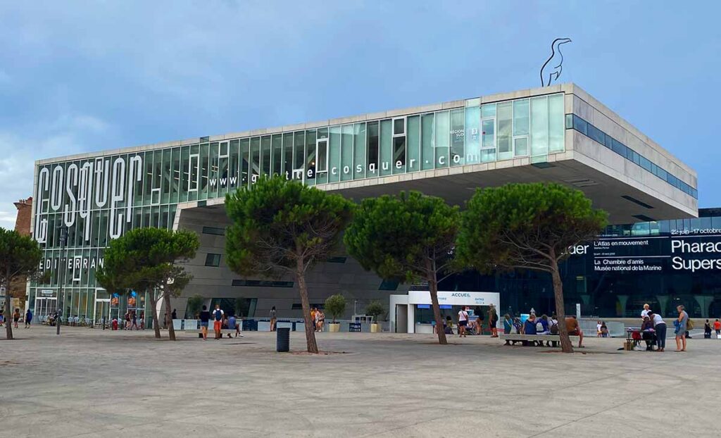 The Cosquer Méditerranée Cave Museum Architecture in Villa Méditerranée Building 