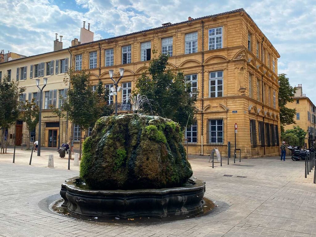 Cours Mirabeau in Aix-en-Provence France