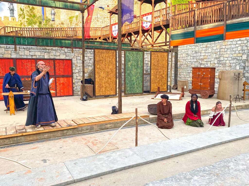 Historical Reenactments and Theatre at the Obidos Medieval Festival