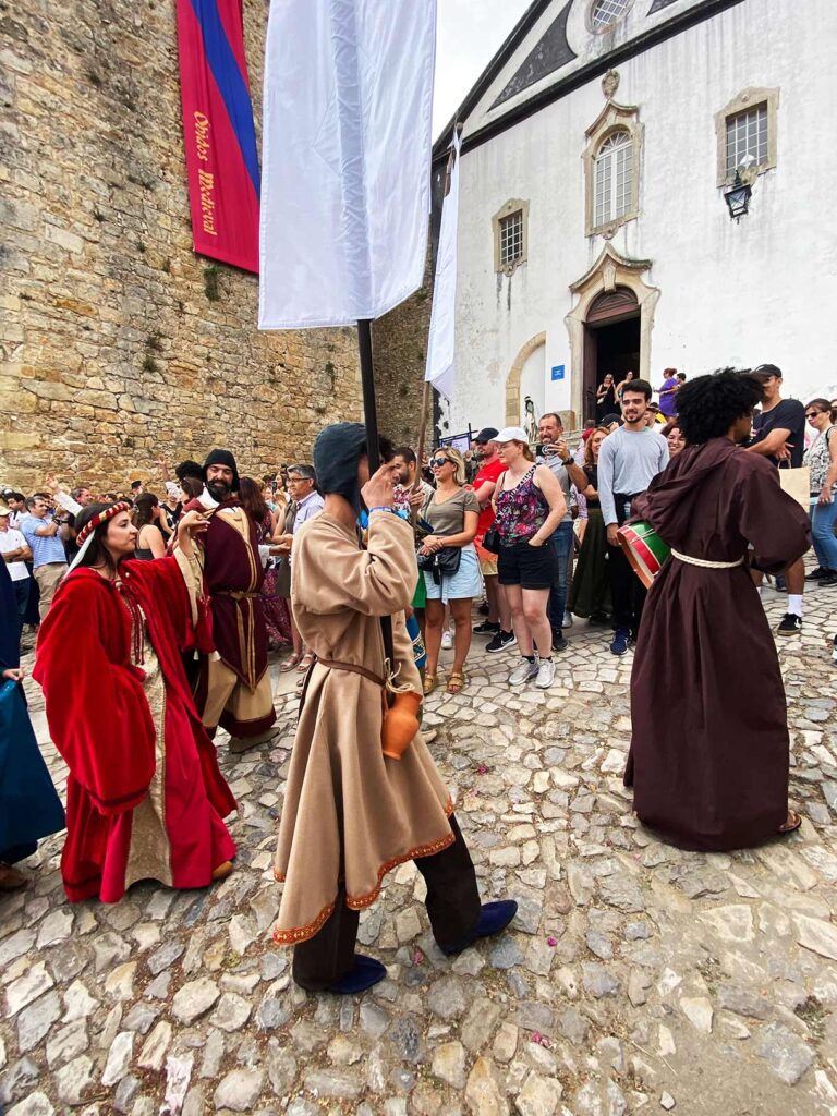 Opening Procession at the Obidos Medieval Festival