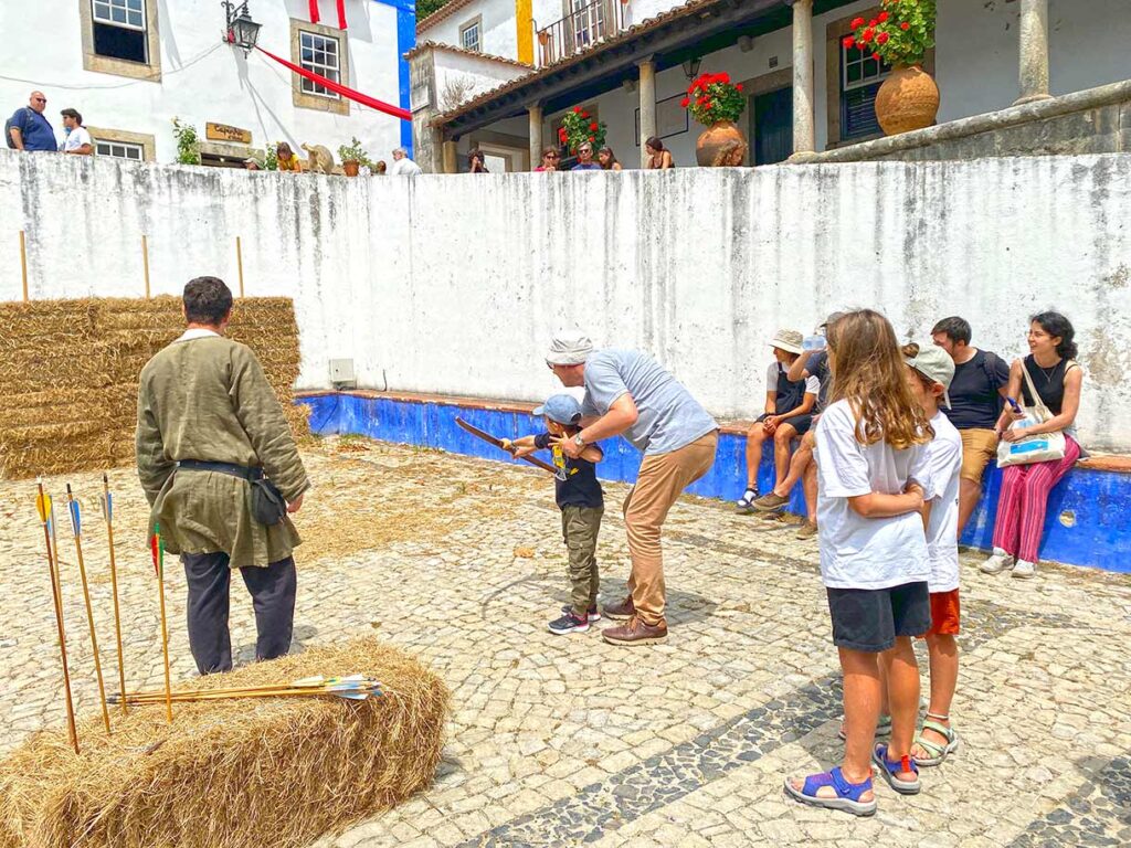 Obidos Medieval Festival Activities Around Town Archery