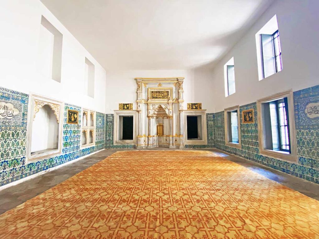 Rooms Inside the Harem at the Topkapi Palace in Istanbul