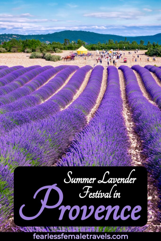 Visit the Sault Lavender Festival Held Annually in Provence in the South of France