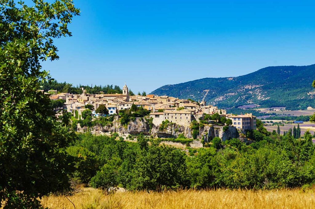 Village of Sault in Provence, France