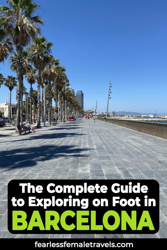 Exploring Walkable Barcelona Spain by Foot Guide