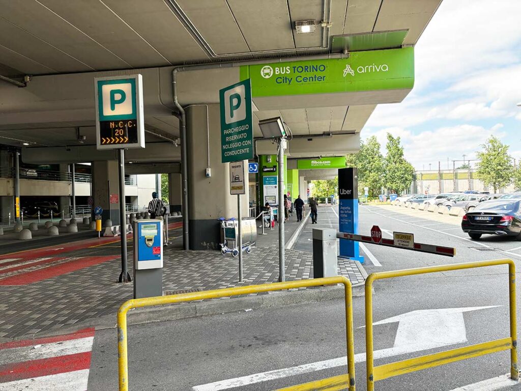 Bus from the Turin Airport to the City Centre