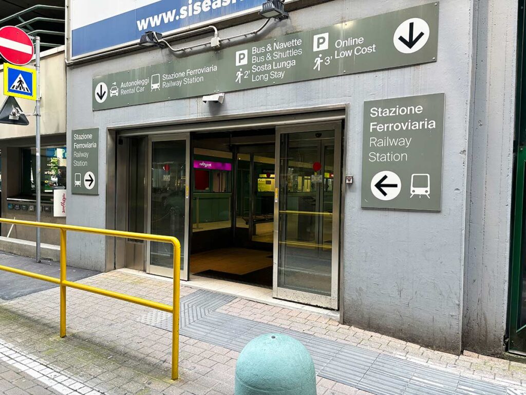 Train Station at the Turin Airport