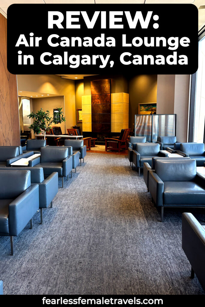 The Maple Leaf Lounge by Air Canada at the YYC Calgary Airport 