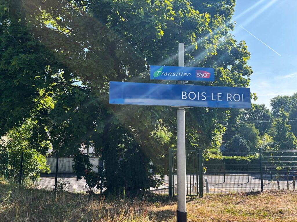 Bois-le-Roy Train Station in France