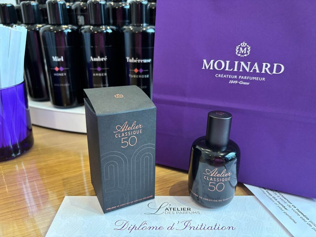 Custom Perfume Workshop in Paris at Molinard