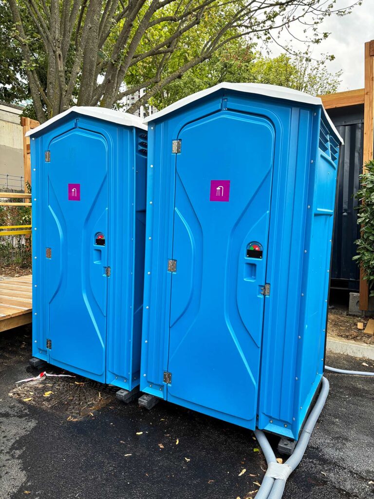 Showers at Paris Plages